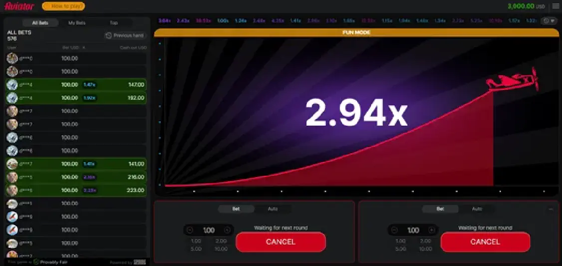 Aviator registration